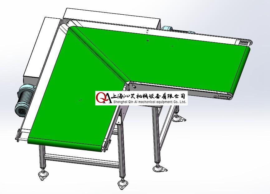 直角轉(zhuǎn)彎皮帶輸送機(jī)示意圖 直角轉(zhuǎn)彎皮帶輸送機(jī)示意圖